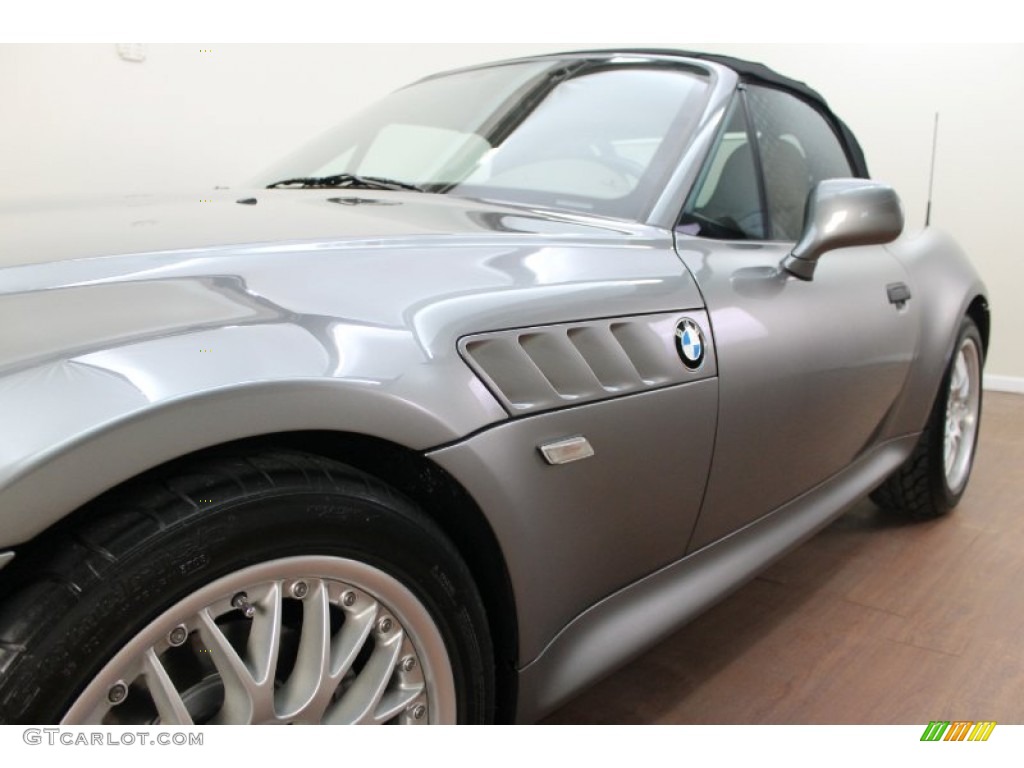 2001 Z3 3.0i Roadster - Steel Grey Metallic / Beige photo #16