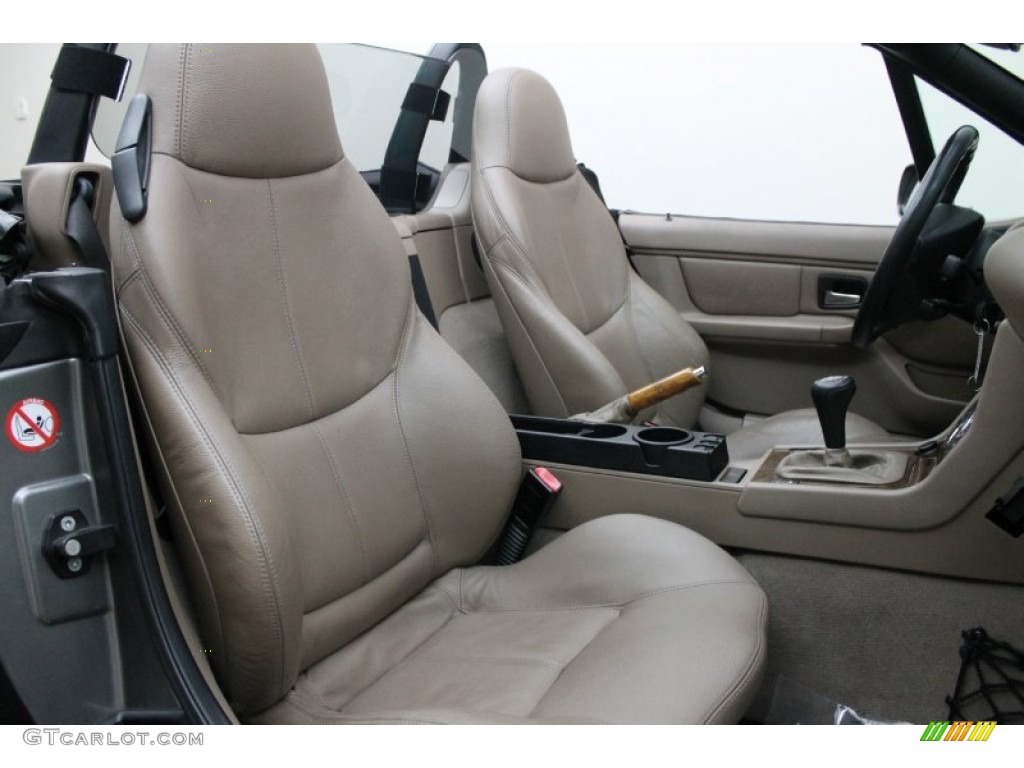 Beige Interior 2001 BMW Z3 3.0i Roadster Photo #79106291