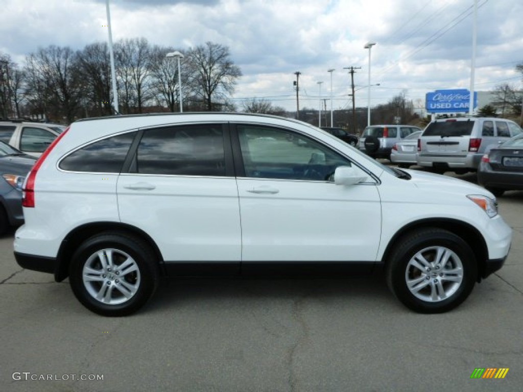 2011 CR-V EX-L 4WD - Taffeta White / Gray photo #2