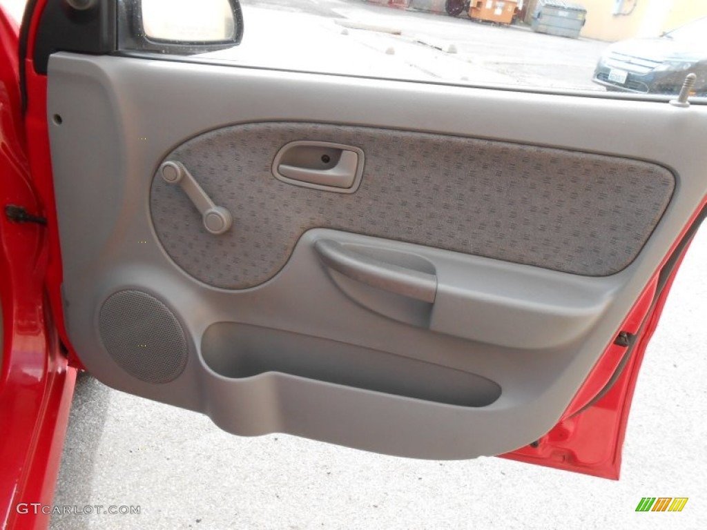 2003 Rio Sedan - Classic Red / Gray photo #18