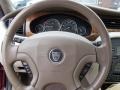 2003 Jaguar X-Type Ivory Interior Steering Wheel Photo