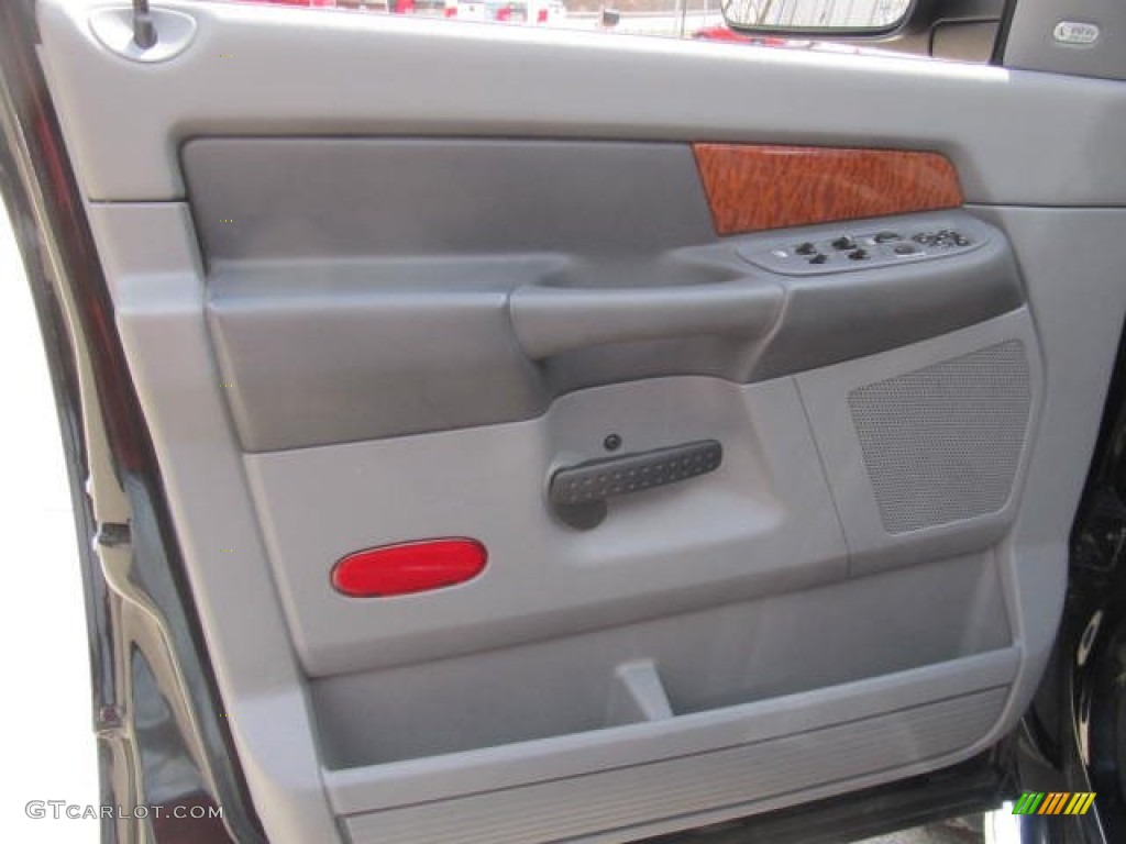 2007 Dodge Ram 3500 Laramie Mega Cab 4x4 Dually Medium Slate Gray Door Panel Photo #79107000