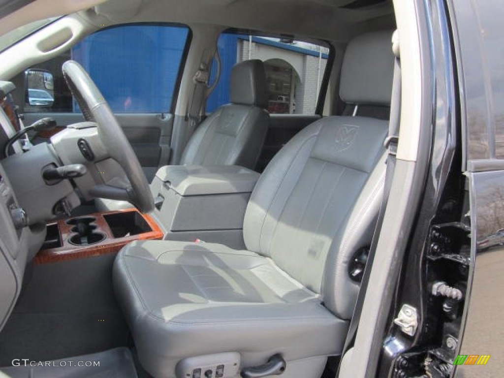 Medium Slate Gray Interior 2007 Dodge Ram 3500 Laramie Mega Cab 4x4 Dually Photo #79107015