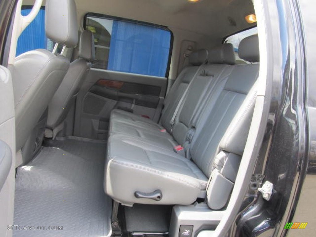 2007 Dodge Ram 3500 Laramie Mega Cab 4x4 Dually Rear Seat Photo #79107034