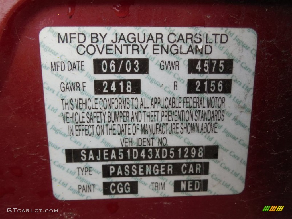 2003 Jaguar X-Type 2.5 Parts Photos