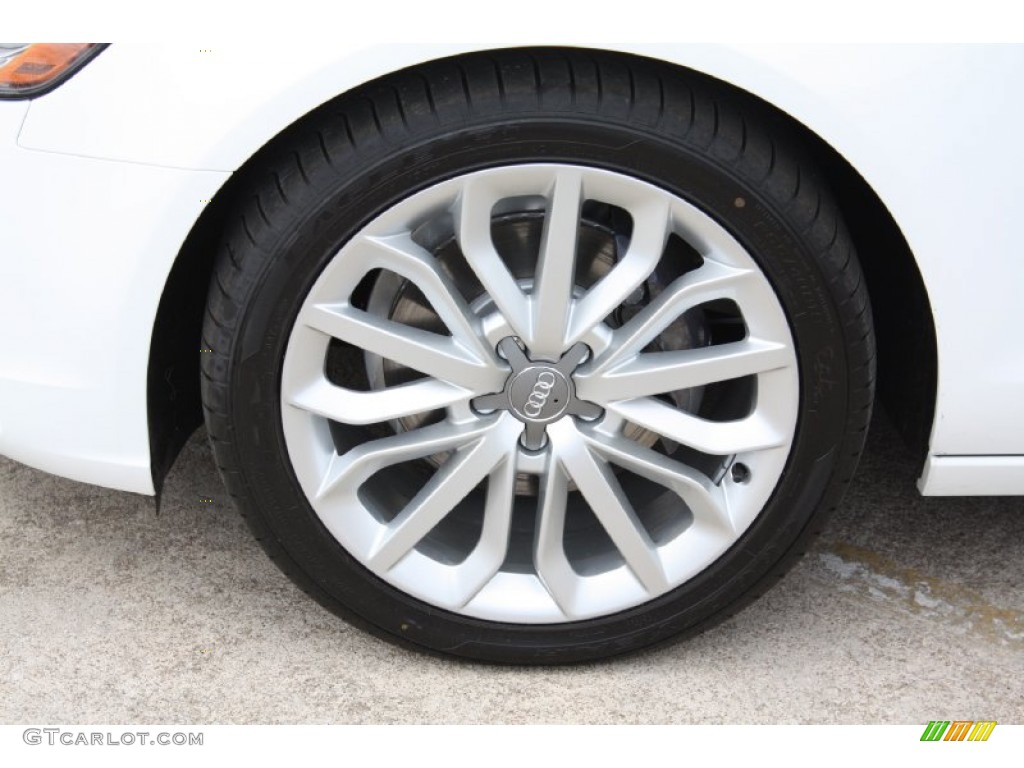 2013 A6 2.0T Sedan - Ibis White / Nougat Brown photo #4