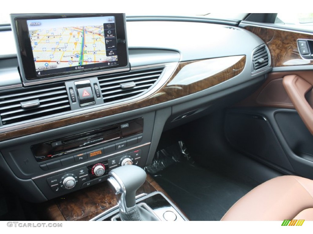 2013 A6 2.0T Sedan - Ibis White / Nougat Brown photo #15