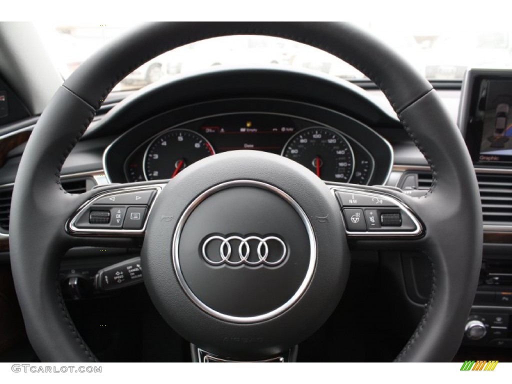 2013 A6 2.0T Sedan - Ibis White / Nougat Brown photo #27