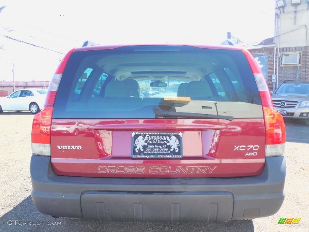 2004 XC70 AWD - Ruby Red Metallic / Beige/Light Sand photo #5
