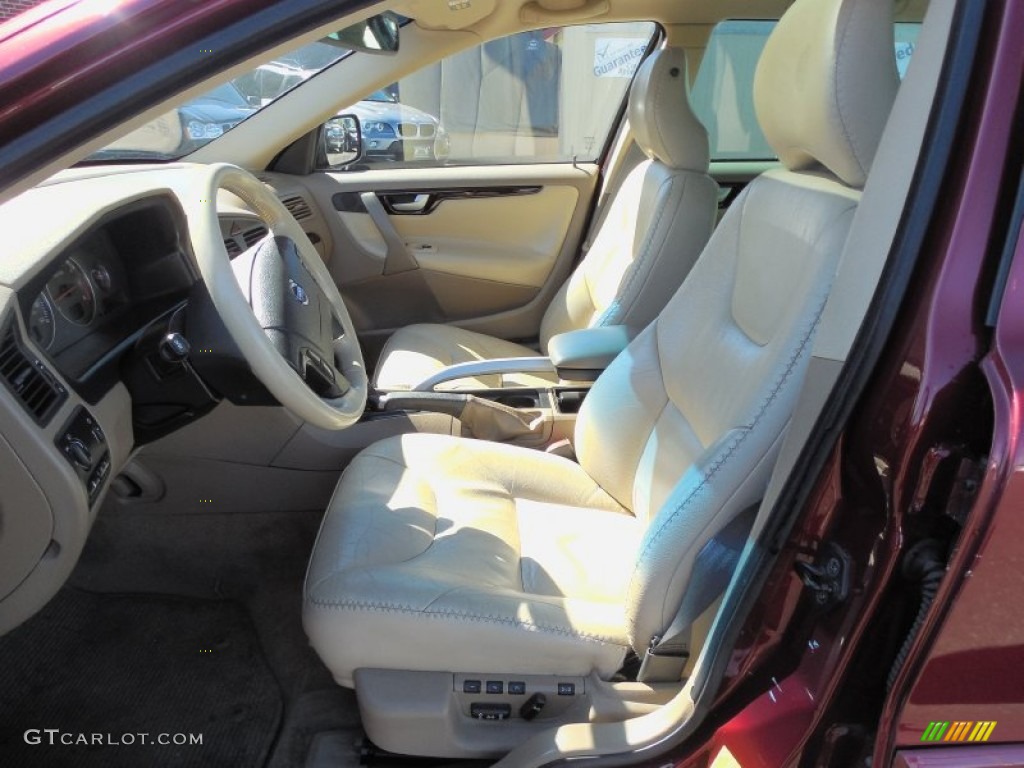 2004 XC70 AWD - Ruby Red Metallic / Beige/Light Sand photo #8