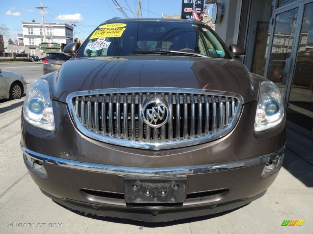 2010 Enclave CXL AWD - Cocoa Metallic / Ebony/Ebony photo #2