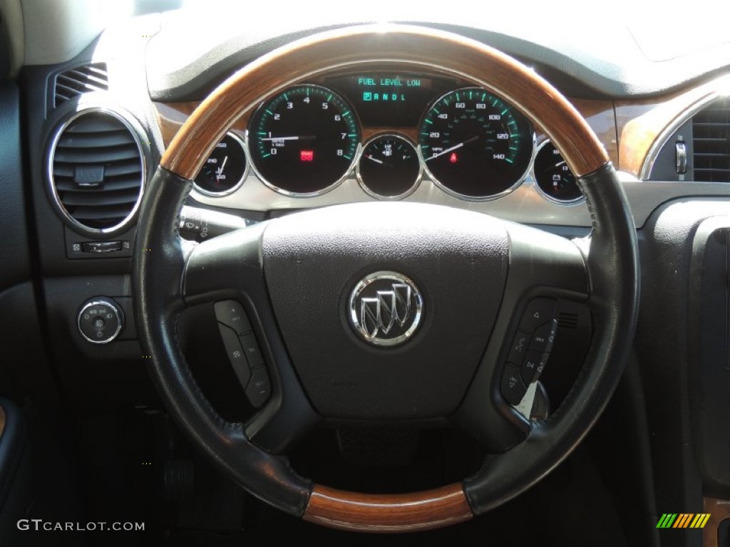 2010 Enclave CXL AWD - Cocoa Metallic / Ebony/Ebony photo #13