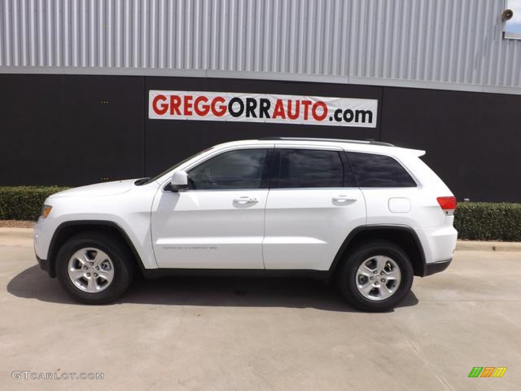 2014 Grand Cherokee Laredo - Bright White / New Zealand Black/Light Frost photo #3