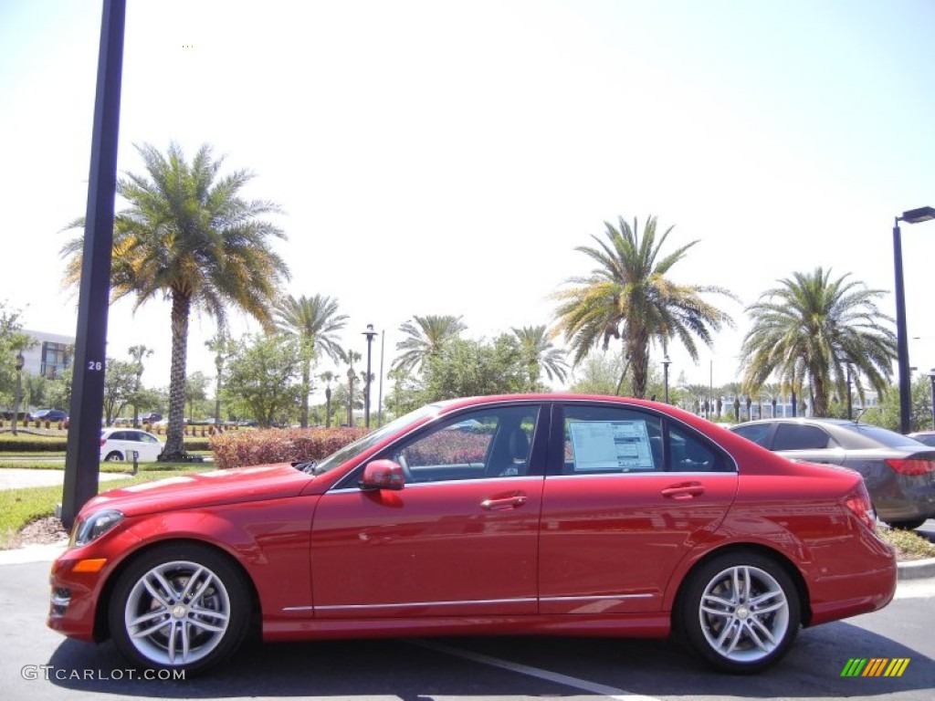 Mars Red 2013 Mercedes-Benz C 250 Sport Exterior Photo #79109980