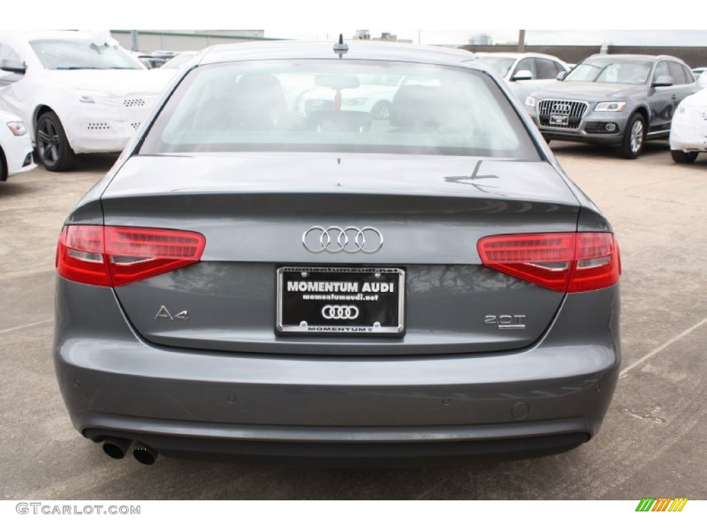 2013 A4 2.0T quattro Sedan - Monsoon Gray Metallic / Black photo #7