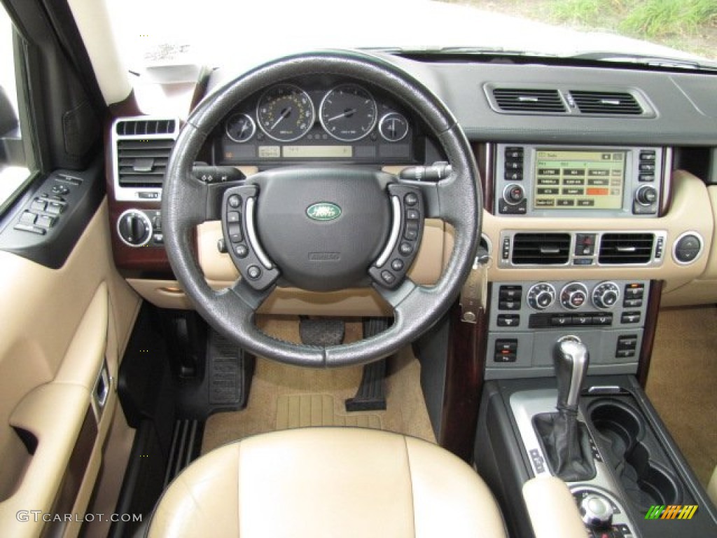 2007 Land Rover Range Rover HSE Sand Beige Dashboard Photo #79110973