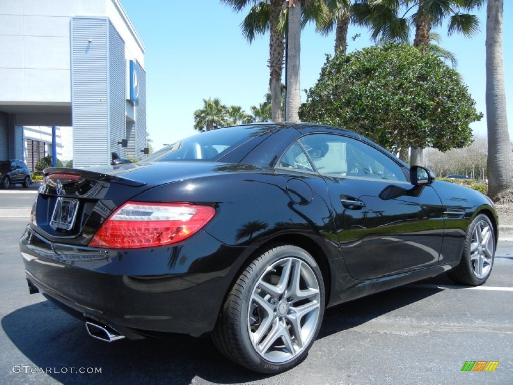 2013 SLK 250 Roadster - Black / Ash/Black photo #3