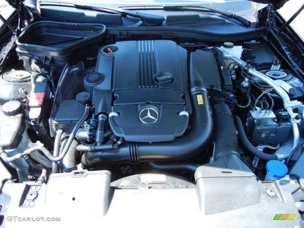 2013 SLK 250 Roadster - Black / Ash/Black photo #11