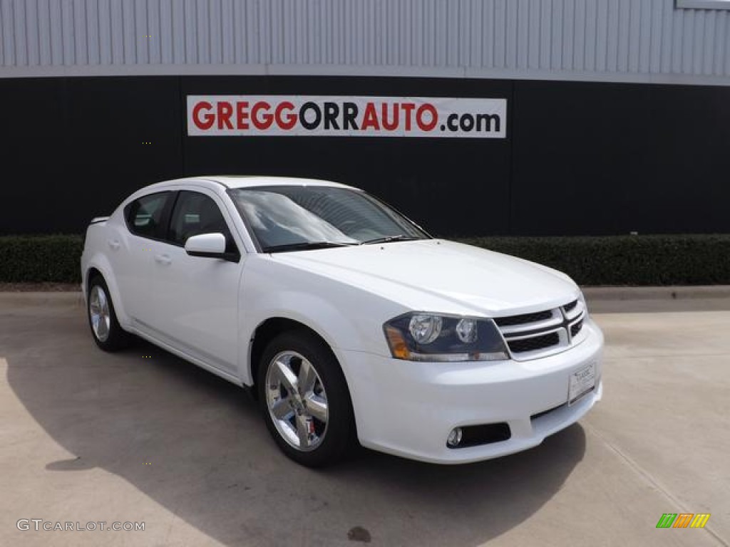 New Bright White Dodge Avenger