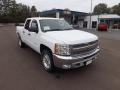 2013 Summit White Chevrolet Silverado 1500 LT Crew Cab 4x4  photo #7