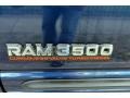2001 Parriot Blue Pearl Dodge Ram 3500 SLT Quad Cab 4x4 Dually  photo #28