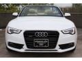 2013 Ibis White Audi A5 2.0T quattro Cabriolet  photo #2