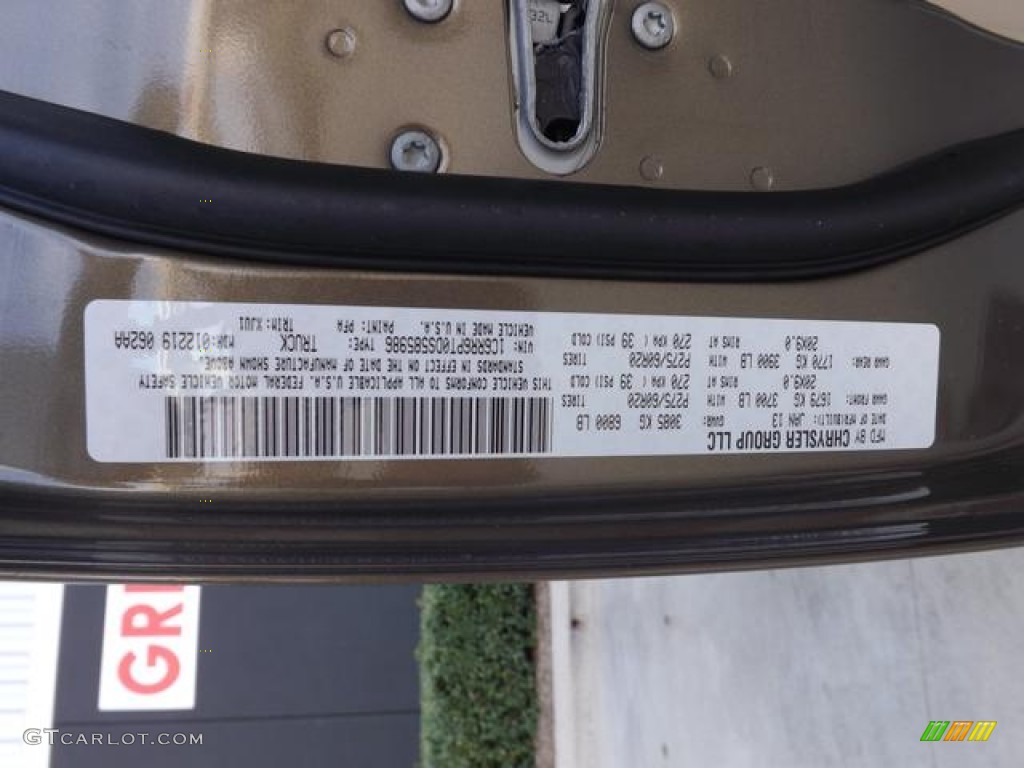 2013 1500 Color Code PFA for Prairie Pearl Photo #79113850