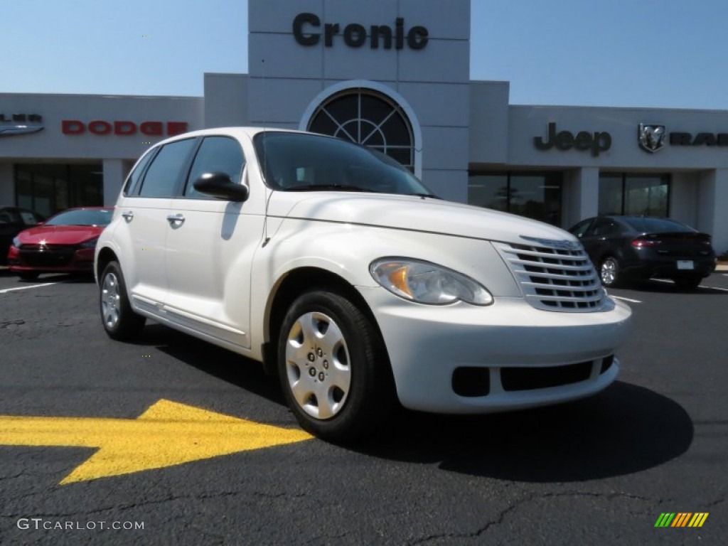 2008 PT Cruiser LX - Stone White / Pastel Slate Gray photo #1