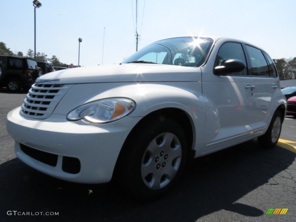 2008 PT Cruiser LX - Stone White / Pastel Slate Gray photo #3