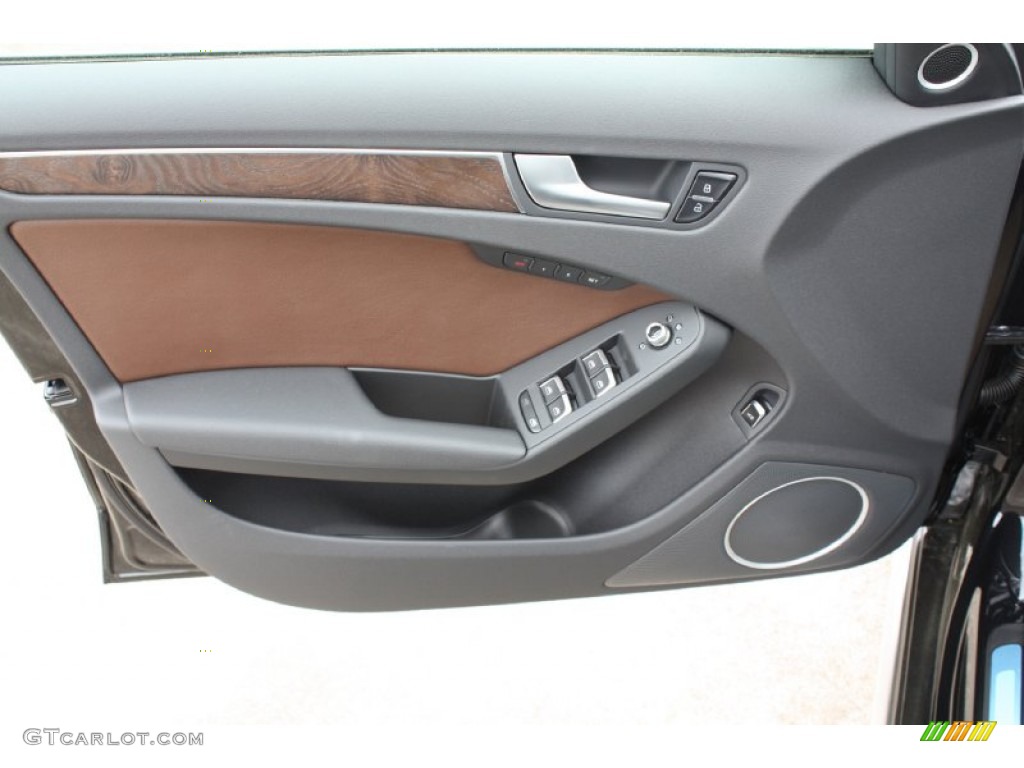 2013 Audi Allroad 2.0T quattro Avant Chestnut Brown Door Panel Photo #79114185