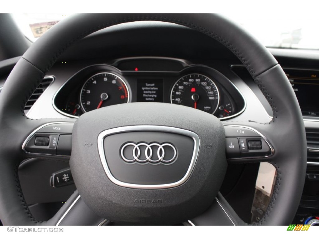 2013 Audi Allroad 2.0T quattro Avant Chestnut Brown Steering Wheel Photo #79114398