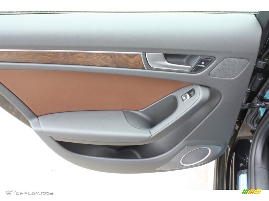 2013 Audi Allroad 2.0T quattro Avant Chestnut Brown Door Panel Photo #79114501