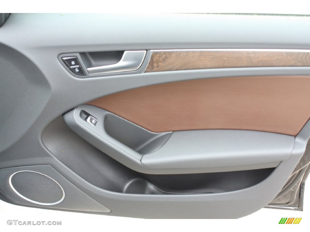 2013 Audi Allroad 2.0T quattro Avant Chestnut Brown Door Panel Photo #79114571
