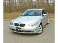 Titanium Silver Metallic - 5 Series 525i Sedan Photo No. 3