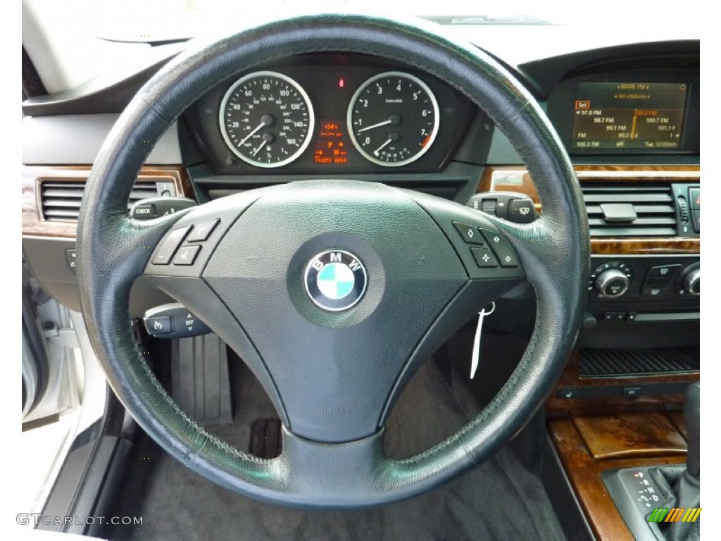 2007 BMW 5 Series 525i Sedan Steering Wheel Photos