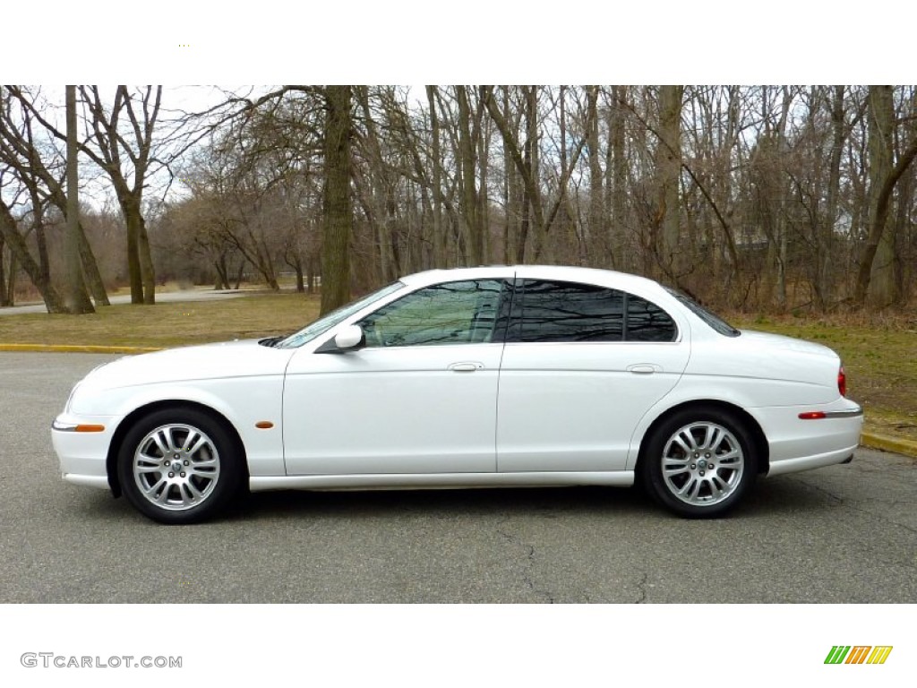 White Onyx 2003 Jaguar S-Type 4.2 Exterior Photo #79116141