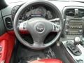 2011 Chevrolet Corvette Red Interior Steering Wheel Photo