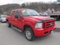 2005 Red Clearcoat Ford F250 Super Duty FX4 Crew Cab 4x4  photo #6