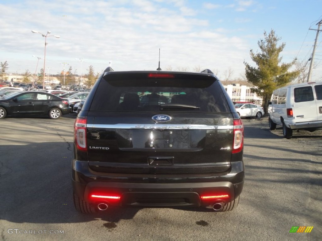 2013 Explorer Limited 4WD - Tuxedo Black Metallic / Charcoal Black photo #5