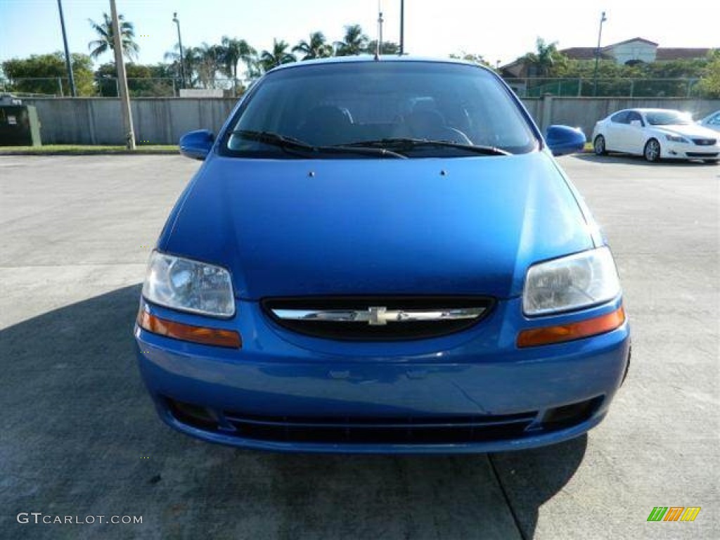2007 Aveo 5 LS Hatchback - Bright Blue / Charcoal Black photo #1