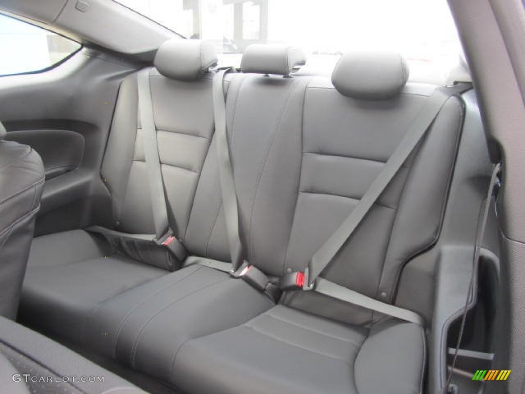 Black Interior 2013 Honda Accord EX-L V6 Coupe Photo #79117765
