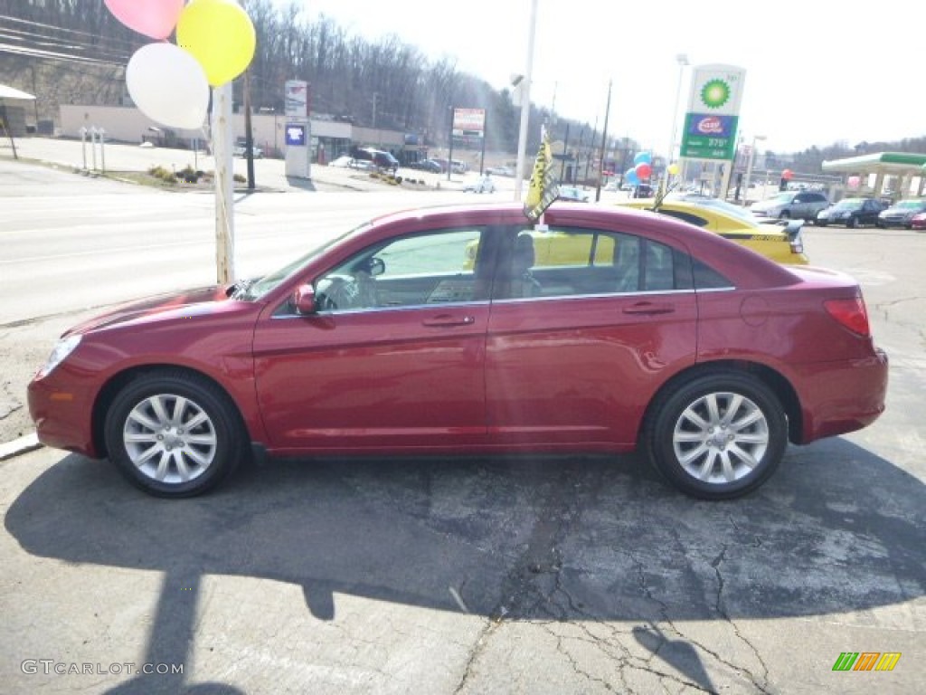 2010 Sebring Limited Sedan - Inferno Red Crystal Pearl / Dark Slate Gray photo #2