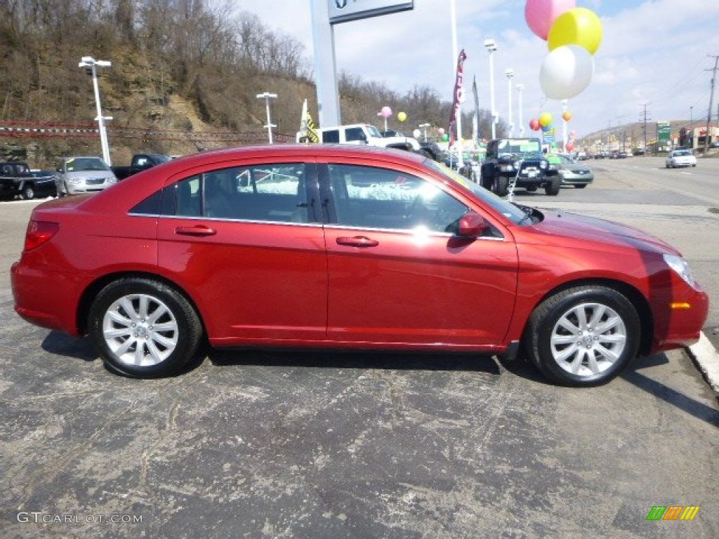 2010 Sebring Limited Sedan - Inferno Red Crystal Pearl / Dark Slate Gray photo #6