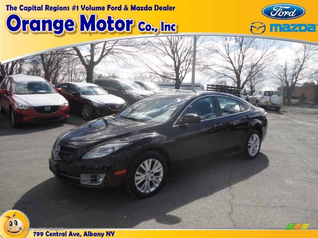2010 MAZDA6 s Touring Sedan - Black Cherry Metallic / Black photo #1