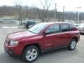 Deep Cherry Red Crystal Pearl 2013 Jeep Compass Latitude 4x4