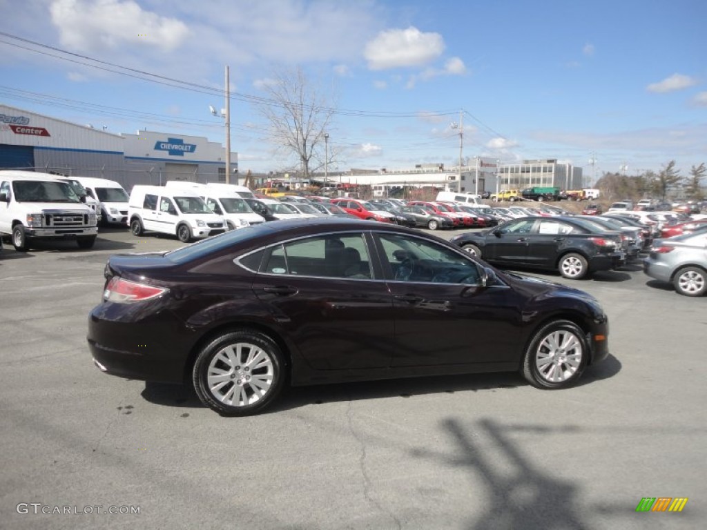 2010 MAZDA6 s Touring Sedan - Black Cherry Metallic / Black photo #6