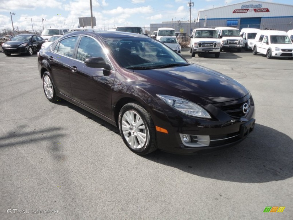 2010 MAZDA6 s Touring Sedan - Black Cherry Metallic / Black photo #7