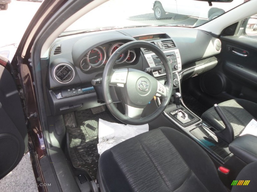 2010 MAZDA6 s Touring Sedan - Black Cherry Metallic / Black photo #15