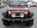 2009 Red Rock Crystal Pearl Jeep Wrangler Unlimited Rubicon 4x4  photo #21