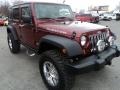 2009 Red Rock Crystal Pearl Jeep Wrangler Unlimited Rubicon 4x4  photo #22